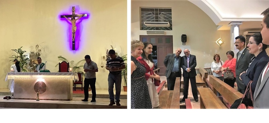 El Consulado en Asunción realizó una eucaristía con ocasión de la visita del Papa Francisco a Colombia