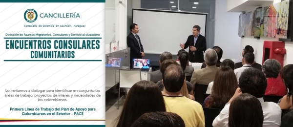 En noviembre se realizó el primer Encuentro Consular Comunitario en la sede del Consulado de Colombia en Asunción