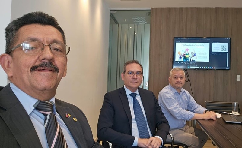 Rendición de Cuentas: Embajador de Colombia – Encargado de Funciones Consulares – Presidente ASOCOL PY Créditos: Oscar Iván Aristizábal   