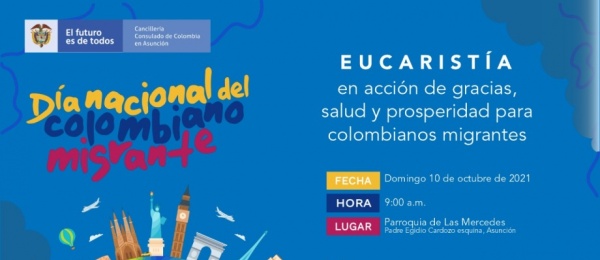 INVITACION DÍA NACIONAL DEL COLOMBIANO MIGRANTE