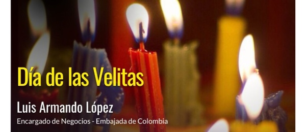 Participa del Día de las Velitas, evento organizado por el Consulado de Colombia en Asunción  